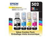 Epson EcoTank 502 Ink Bottles Value Club Pack (Black  Cyan  Magenta  Yellow)