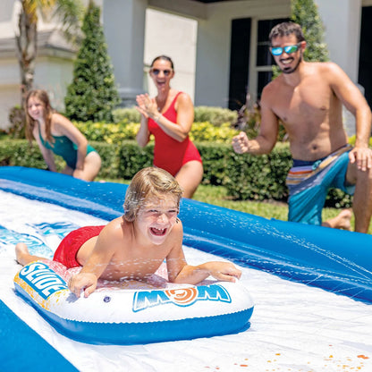 WOW Super Slide 26' Giant Backyard Water Slide with Built-in Sprinklers & Sleds - Bellso
