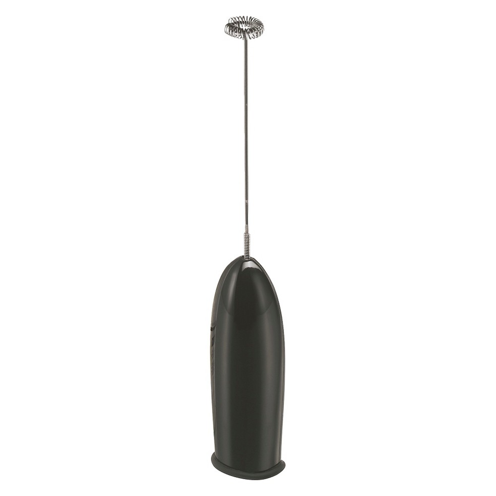 Bodum Schiuma Milk Frother - Black: Handheld Frother Wand for Coffee, Battery-Powered, Stainless Steel & Plastic - Bellso