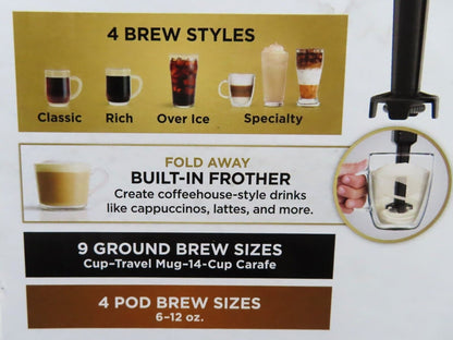 Ninja DualBrew Grounds & Pods Specialty Coffee Maker (CFP451A) - Bellso