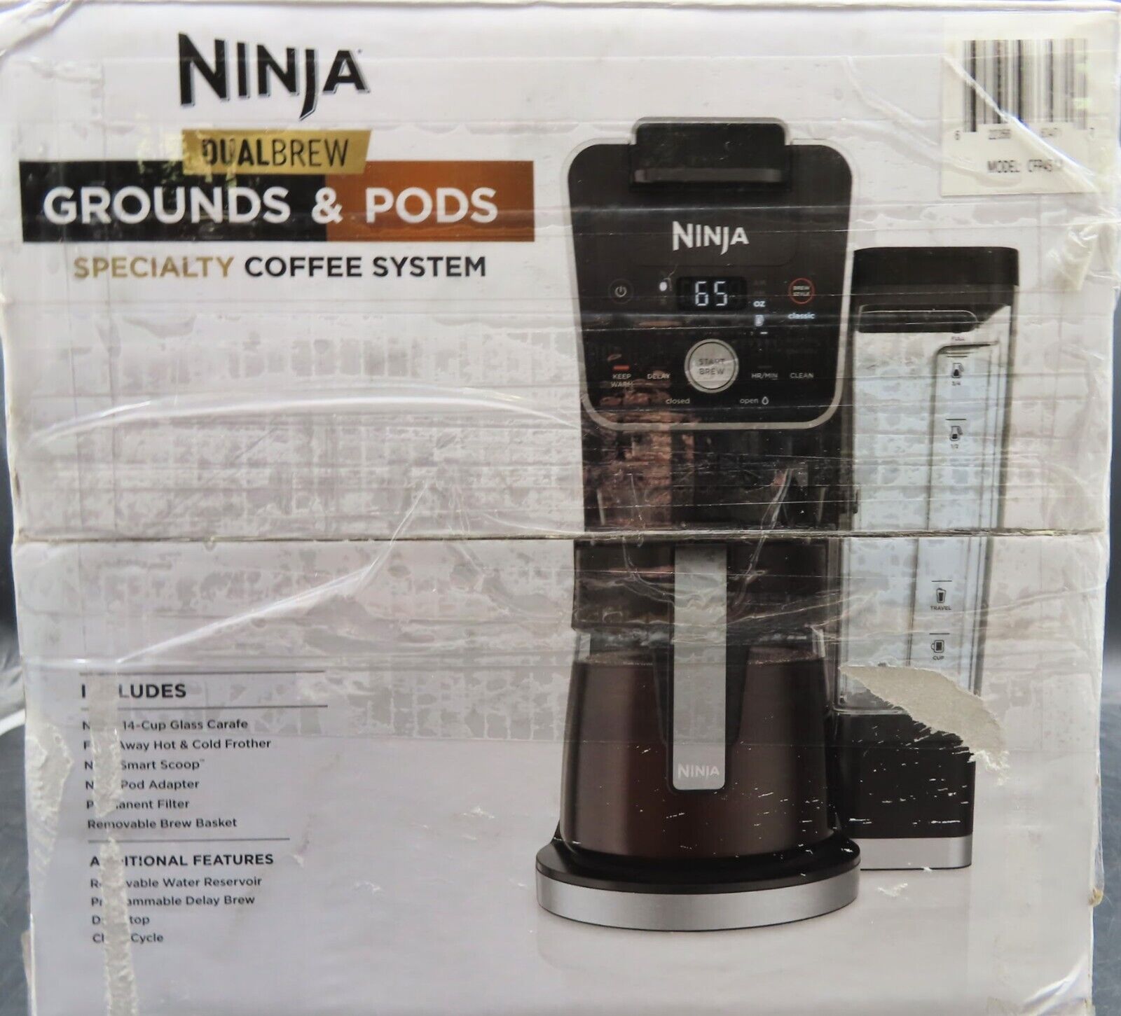 Ninja DualBrew Grounds & Pods Specialty Coffee Maker (CFP451A) - Bellso