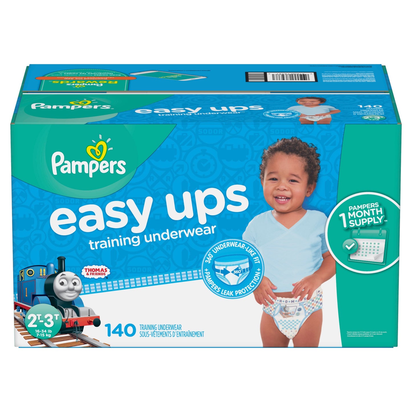 Pampers Easy Ups Bluey Training Pants Toddler Boys Size 2T/3T 140 Count (Select for More Options) - Bellso