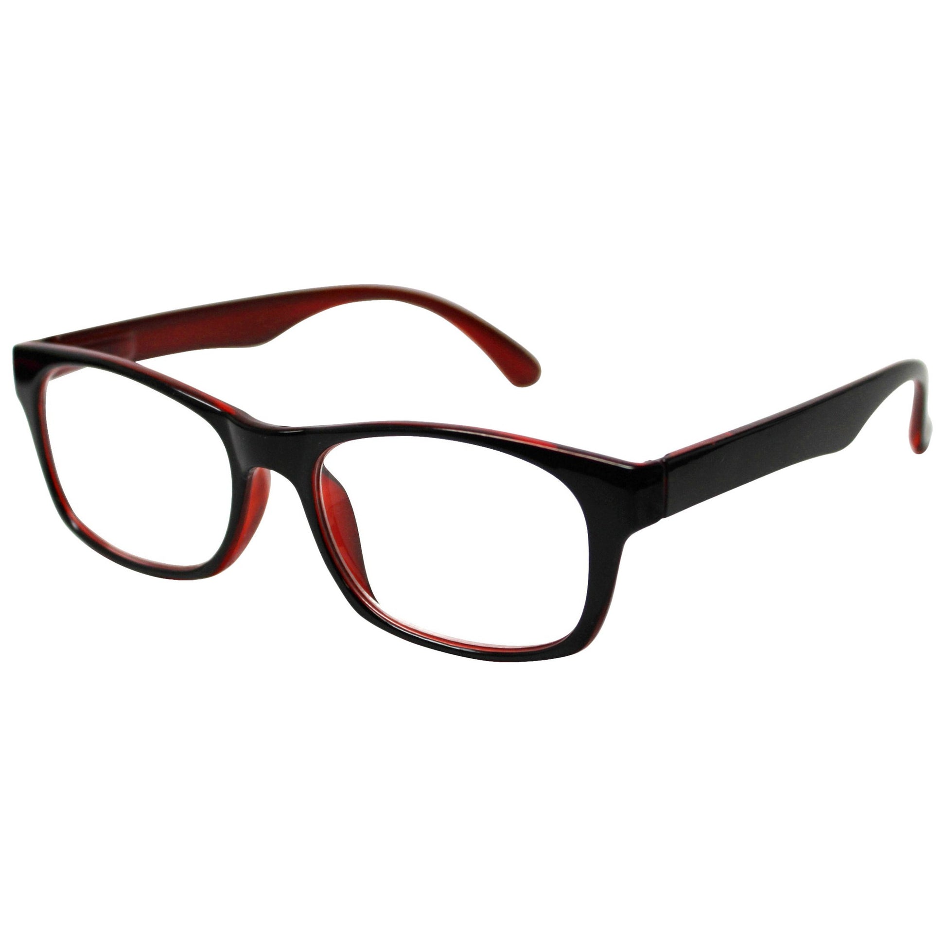 ICU Eyewear Wink Glendale Black Red Reading Glasses +2.50 - Bellso