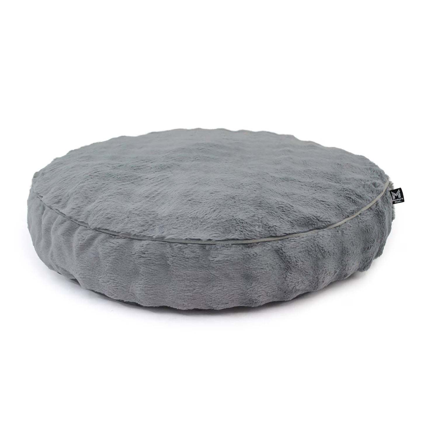 36 ROUND PET BED GY