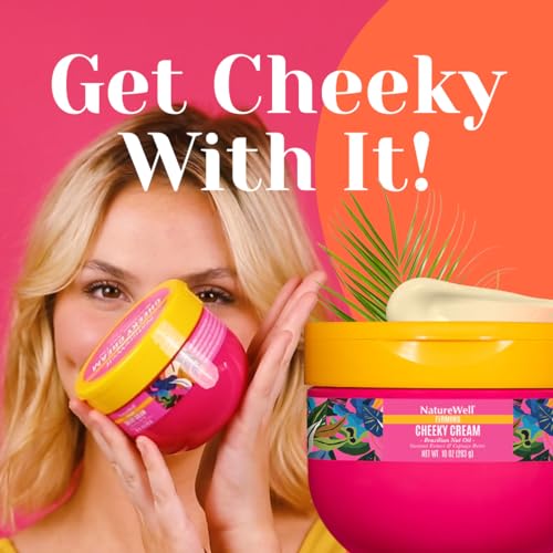 Naturewell, Cheeky Cream, Brazilian Nut Oil, 10 Oz - Bellso
