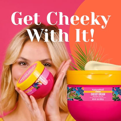 Naturewell, Cheeky Cream, Brazilian Nut Oil, 10 Oz - Bellso