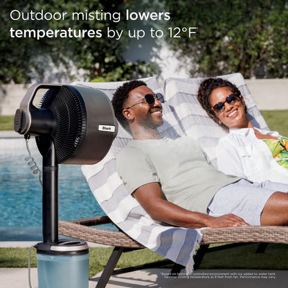 Shark FlexBreeze™ Pro Mist Indoor Outdoor Pedestal & Table Fan With Water Tank
