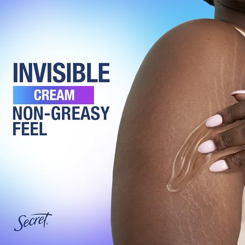 Secret, Whole Body Deodorant, Aluminum Free, Invisible Cream, Unscented, 3 Oz (85 G) - Bellso