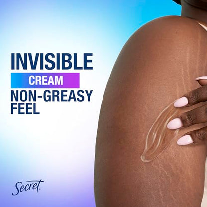 Secret, Whole Body Deodorant, Aluminum Free, Invisible Cream, Unscented, 3 Oz (85 G) - Bellso