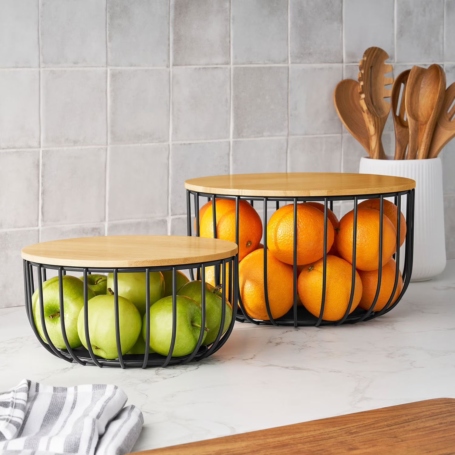 Member's Mark Wire Baskets, Set of 2 - Bellso