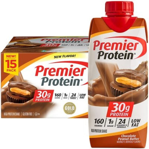 Premier Protein 30g High Shake, Chocolate 11 Fl. Oz., 15PK
