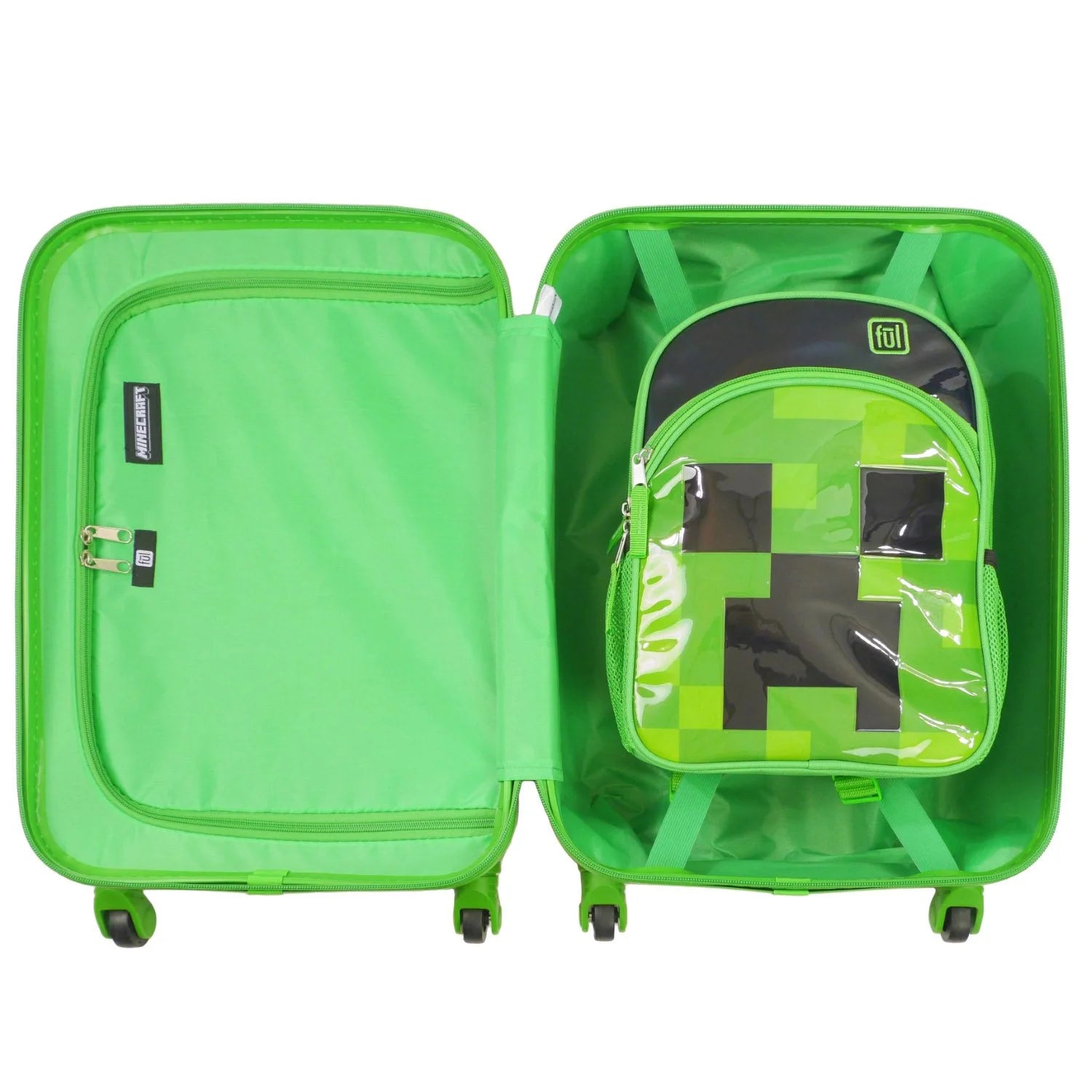 Kids Licensed 2-Piece Luggage Set Minecraft - Bellso