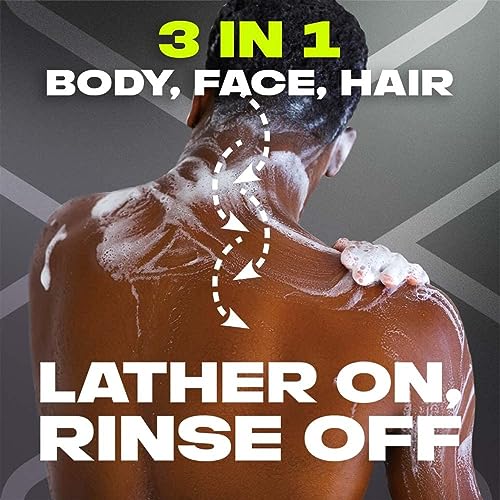 AXE Black- Frozen Pear & Cedarwood Scent 3 in 1 Body Wash| Face Wash| Hair Wash - Bellso