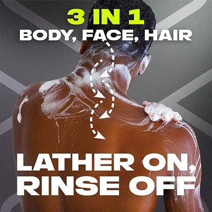 AXE Black- Frozen Pear & Cedarwood Scent 3 in 1 Body Wash| Face Wash| Hair Wash - Bellso