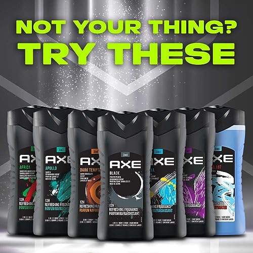 AXE Black- Frozen Pear & Cedarwood Scent 3 in 1 Body Wash| Face Wash| Hair Wash - Bellso