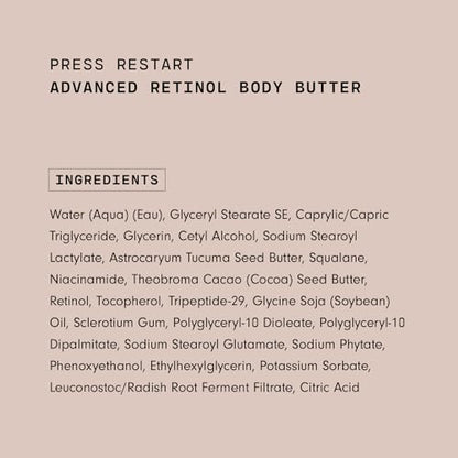 Versed Advanced Retinol Body Butter - Bellso