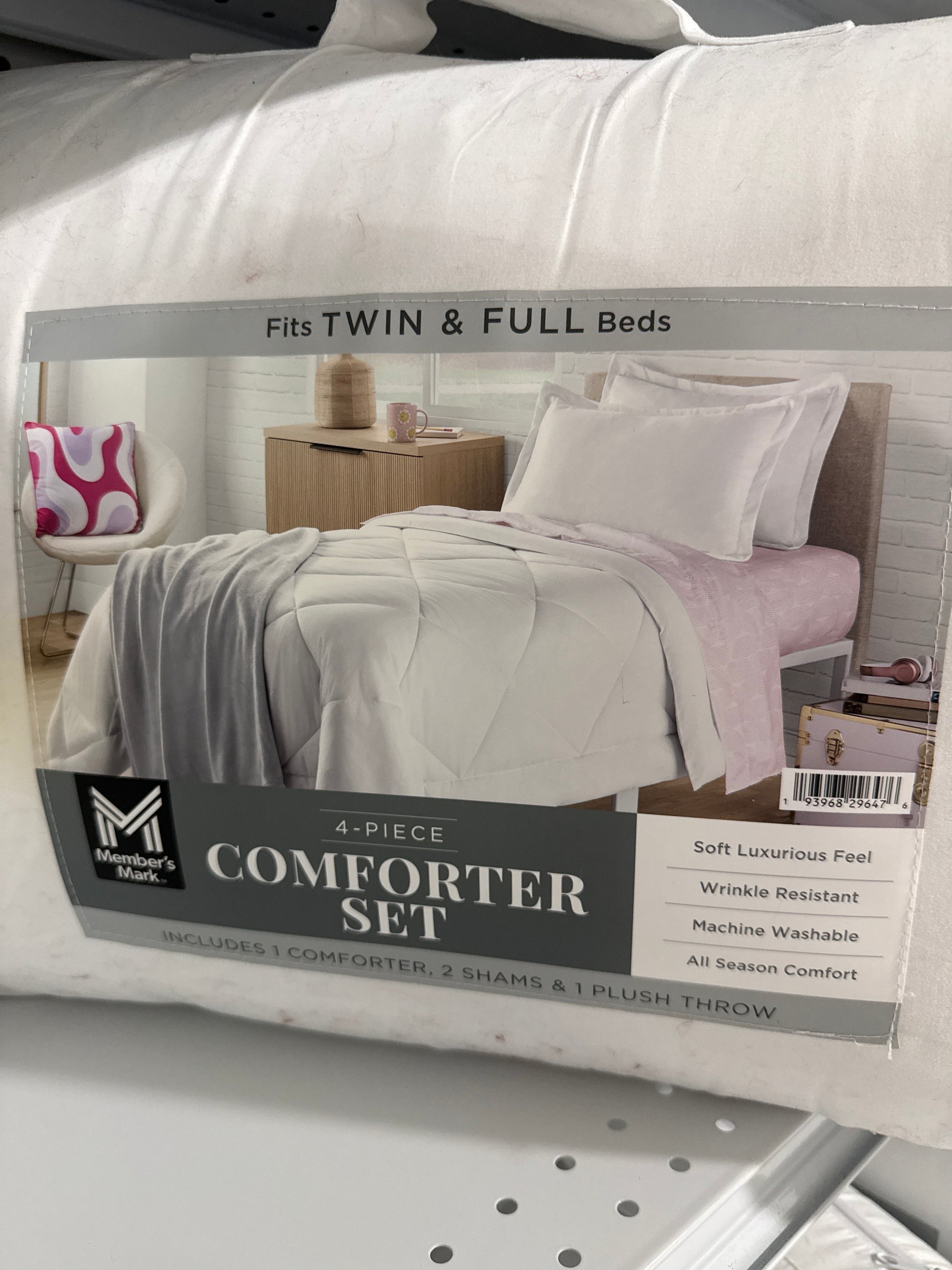 Member Mark 4pc Comforter Set - Bellso
