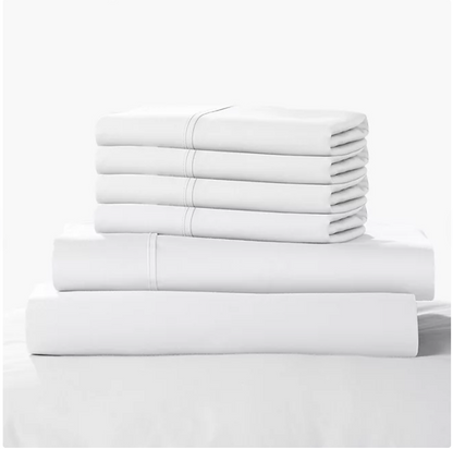 Color Sense 1200 Thread Count Cotton Blend 6 Piece Sheet Set - Bellso
