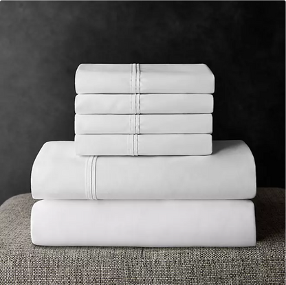 Member’s Mark Hotel Premier Collection 700-Thread-Count Solid Egyptian Cotton Sheet Set - Bellso