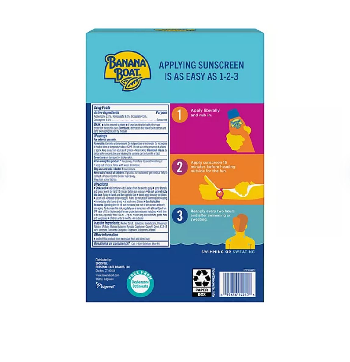 Banana Boat Sport Ultra Sunscreen Spray SPF 50+ 6 Ounce (Pack of 3) - Bellso