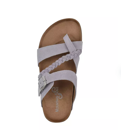 Mountain Sole Women's Leather Footbed Sandal Size 8 - Bellso