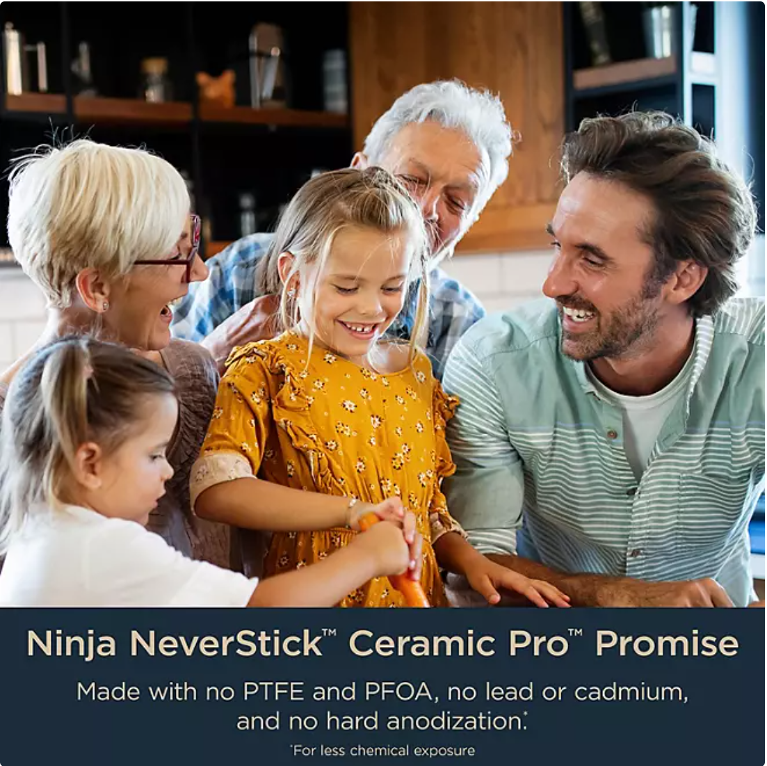Ninja NeverStick Ceramic Pro 12-Piece Cookware Set - Bellso