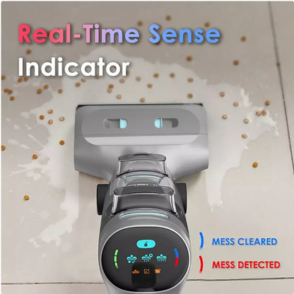 Tineco Go H2O Sense Cordless Wet/Dry Floor Washer with ILoop Sense Technology and Self-Cleaning Mode (GH303) - Grey - Bellso