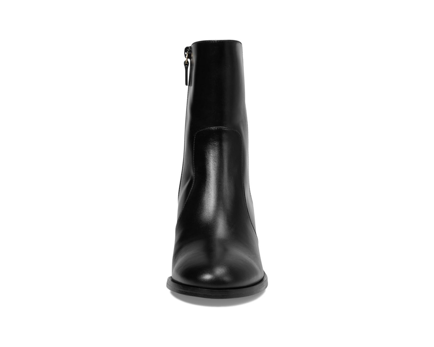 Stuart Weitzman Esme Zip Bootie Women's Flat Shoes Black : 7 M, Leather/Rubber - Bellso