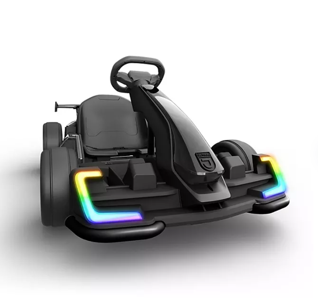 Jetson Volt X Steel Framed 24V Electric Go-Kart, 150lbs Capacity, Black New - Bellso