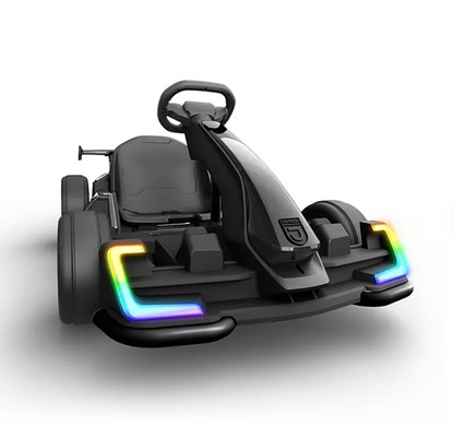 Jetson Volt X Steel Framed 24V Electric Go-Kart, 150lbs Capacity, Black New - Bellso
