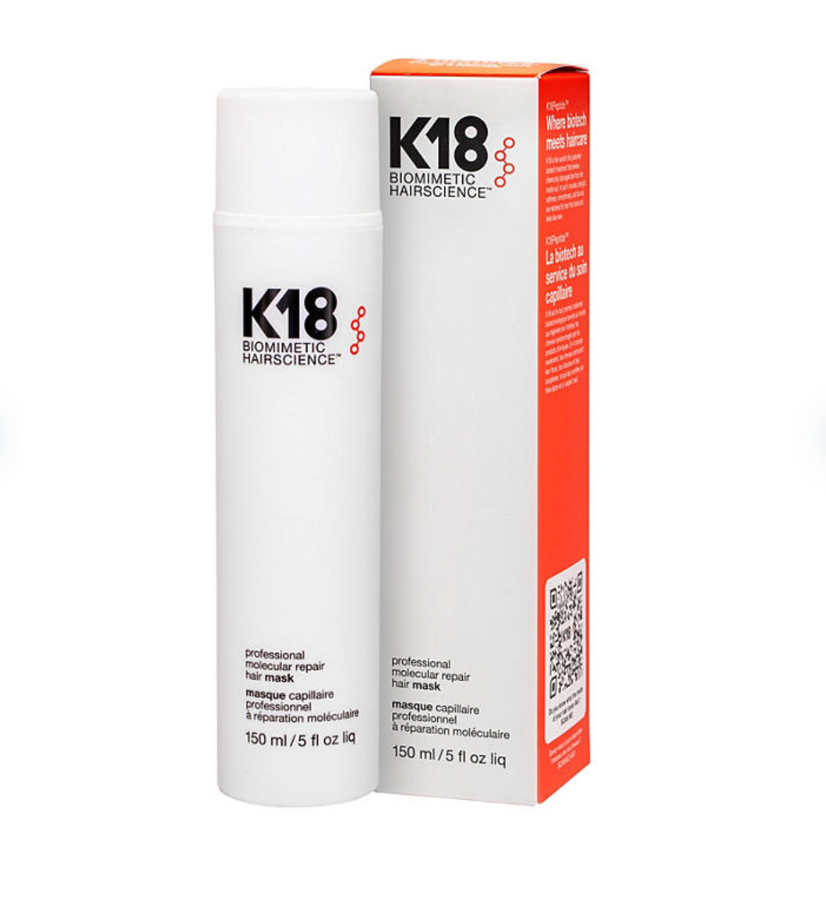 K18 Professional Molecular Repair Hair Mask, 5 fl. oz. - Bellso
