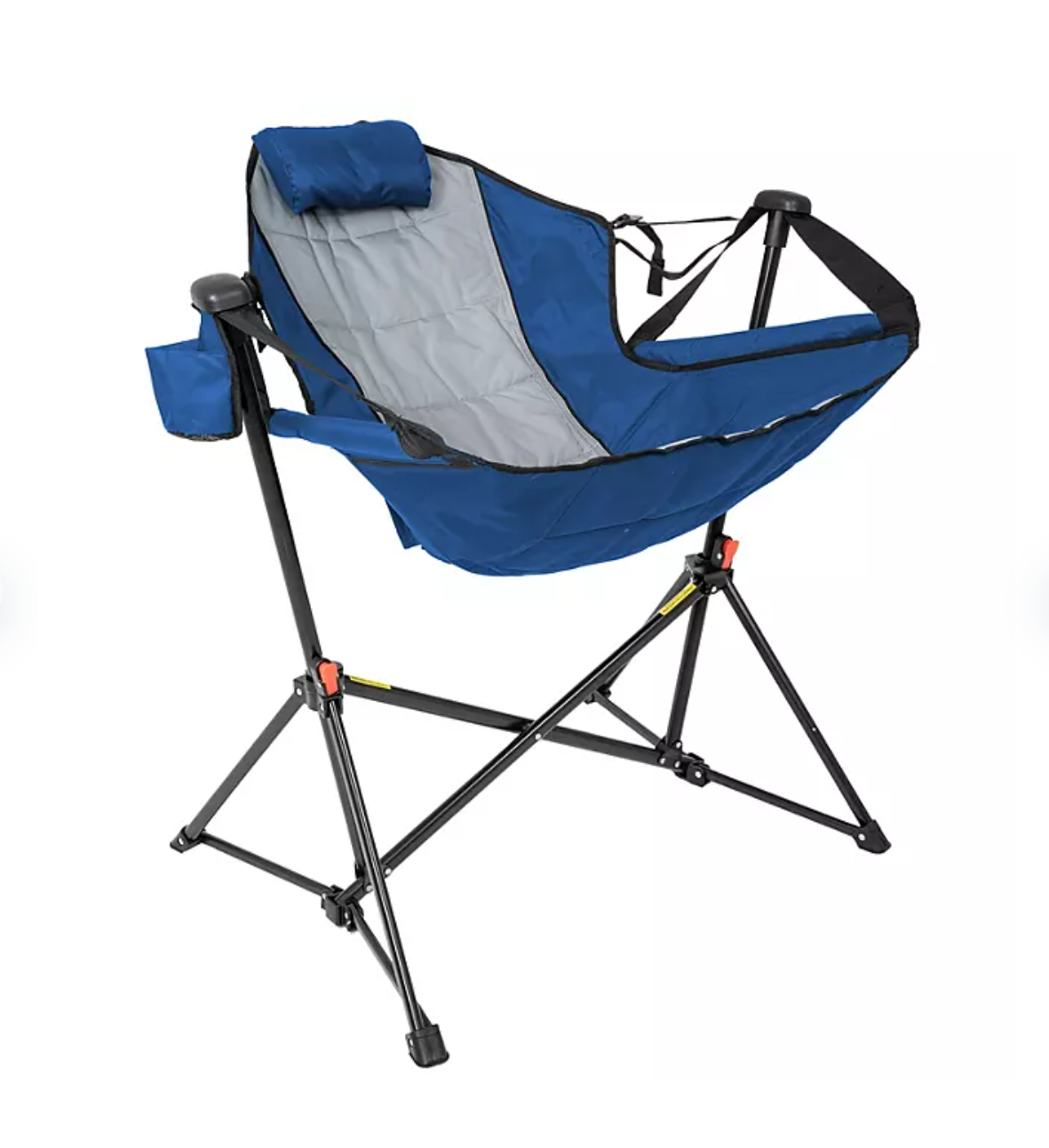 Member's Mark Swing Chair Lounger, 300lb Capacity, Blue, 37.8" x 27.2" x 44.1 - Bellso