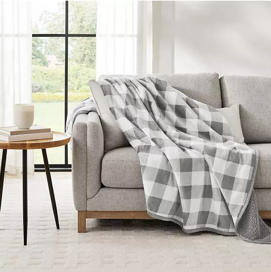 Member's Mark Plush Throw, 60"x70" - Bellso
