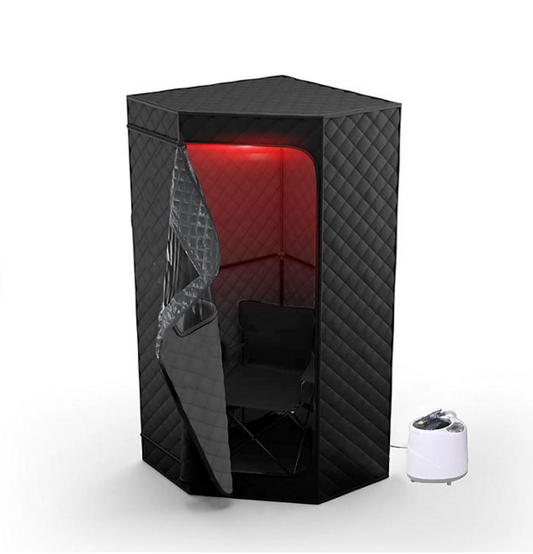 Therapod Portable Steam Sauna with Red Light Therapy - Bellso