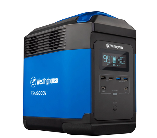 Westinghouse 1008Wh Portable Power Station Lithium-Ion Battery  3000W Solar Generator  Pure Sine Wave - Bellso