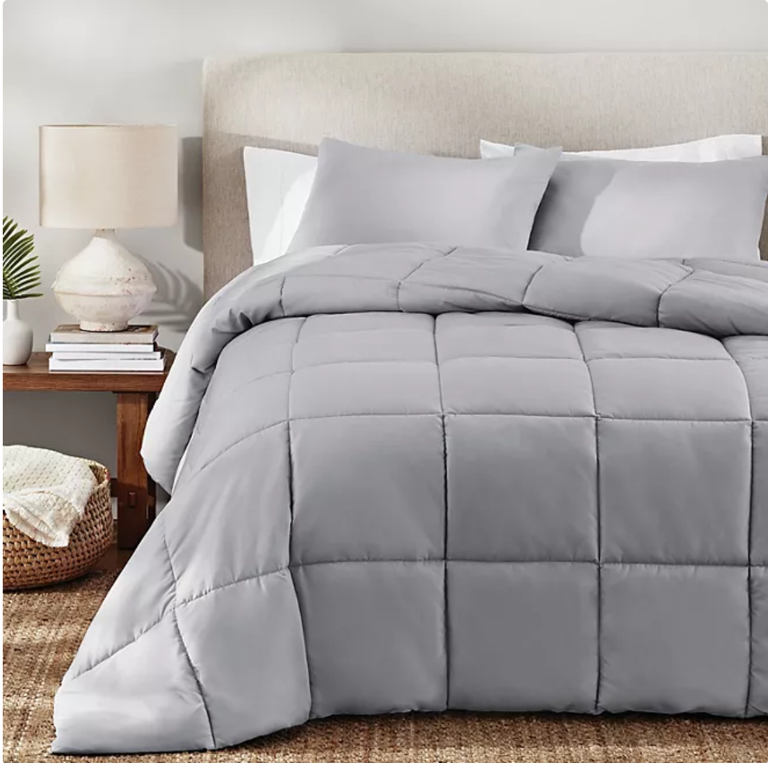 Try interactive video Member's Mark Down Alternative 3-Piece Comforter Set Full/Queen - Bellso