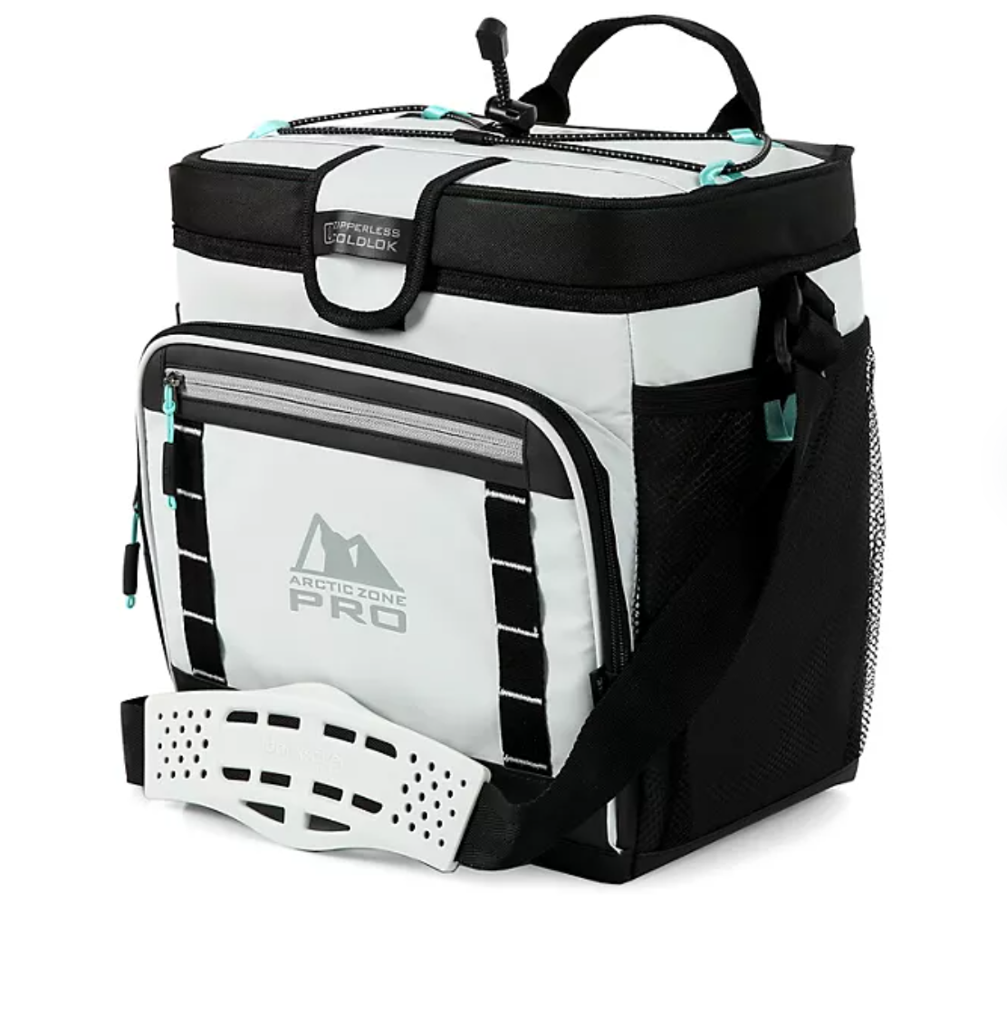 AZ Pro 16-Can Zipperless Cooler - Black/White - Bellso