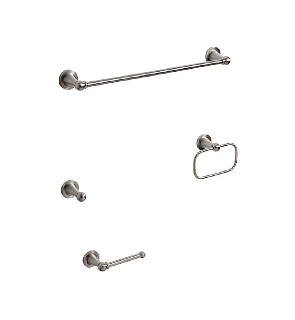 details by Becki Owens Nadine 4-Piece Bath Rod Set - Bellso
