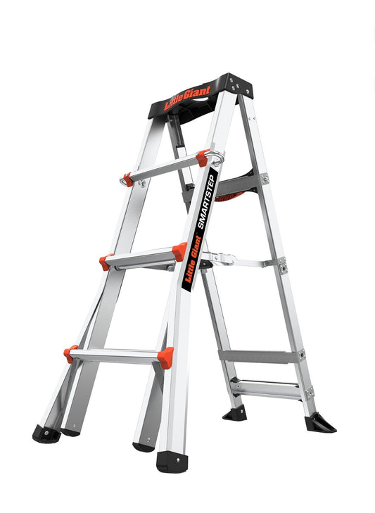 Little Giant Smart Step 4'-6' Aluminum Ladder - Bellso