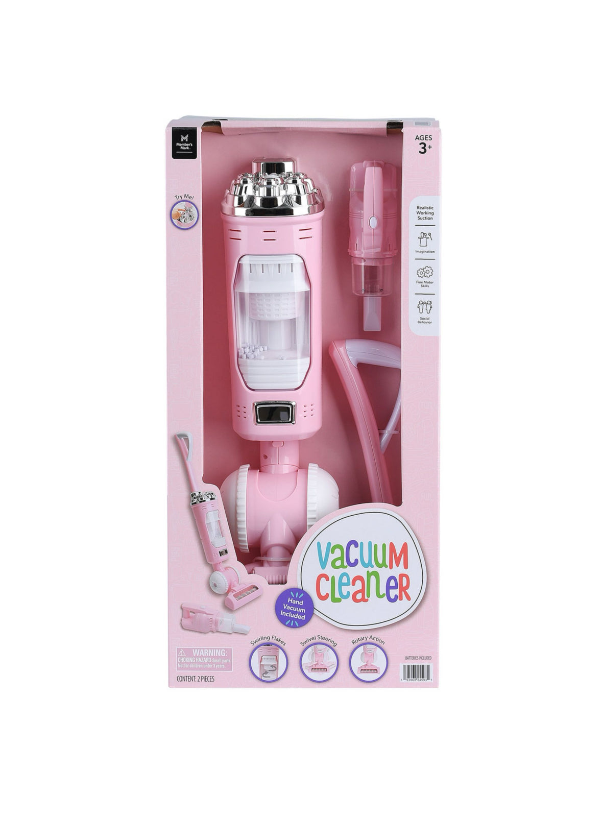 Member's Mark Toy Vacuum Cleaner - Pink - Bellso