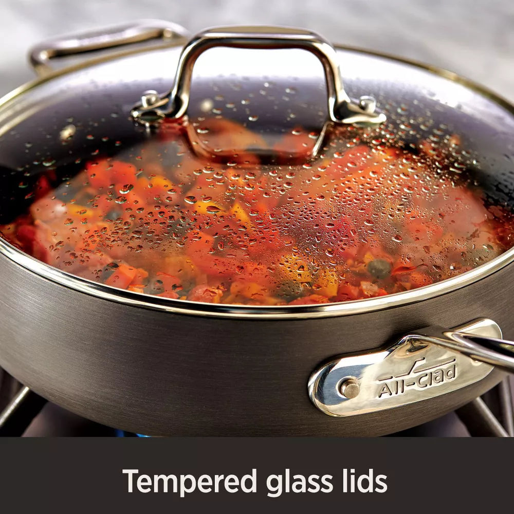 All-Clad Hard Anodized Nonstick Cookware, 2 Piece Fry Pan Set, 10.5 and 12 inch - Bellso