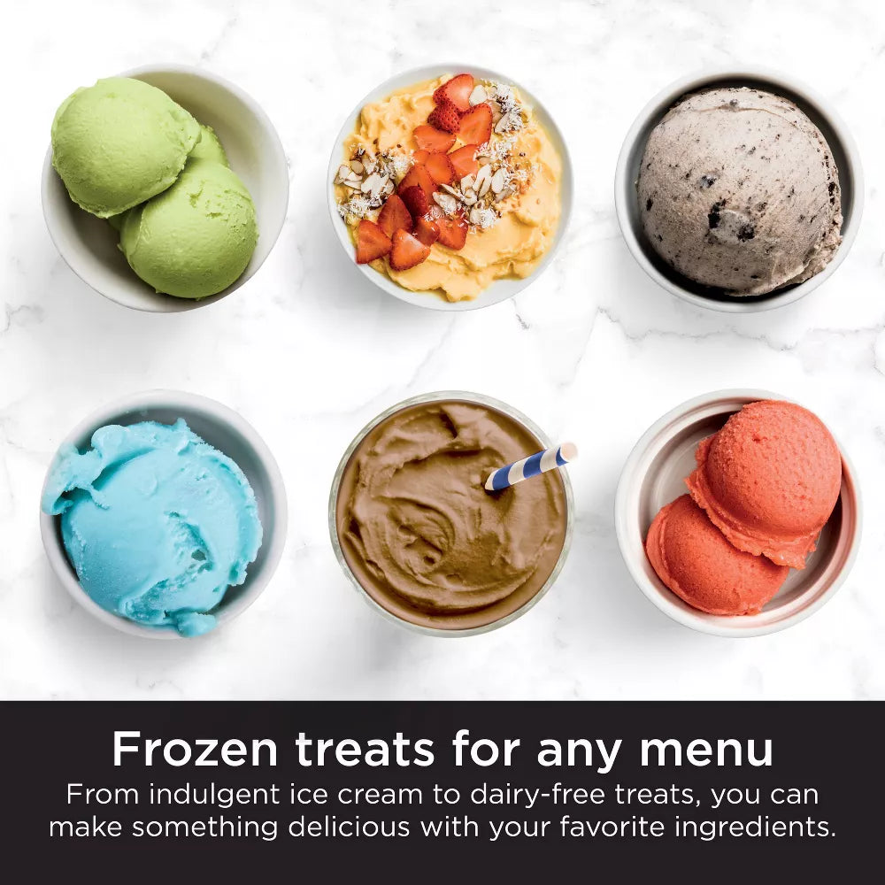 Ninja 0.5qt CREAMi Stainless Steel Ice Cream, Gelato and Sorbet Maker, 7 One-Touch Programs - Bellso