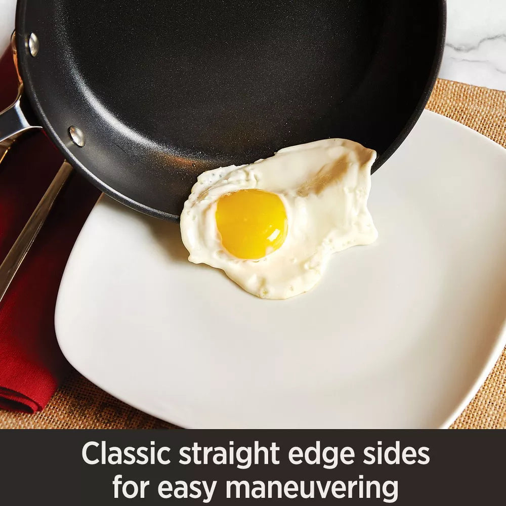 All-Clad Hard Anodized Nonstick Cookware, 2 Piece Fry Pan Set, 10.5 and 12 inch - Bellso