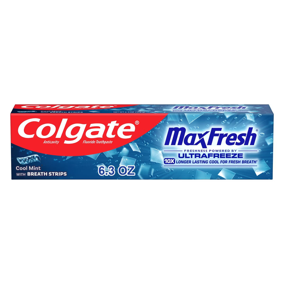 Colgate MaxFresh Cool Mint Toothpaste  6.3 Oz