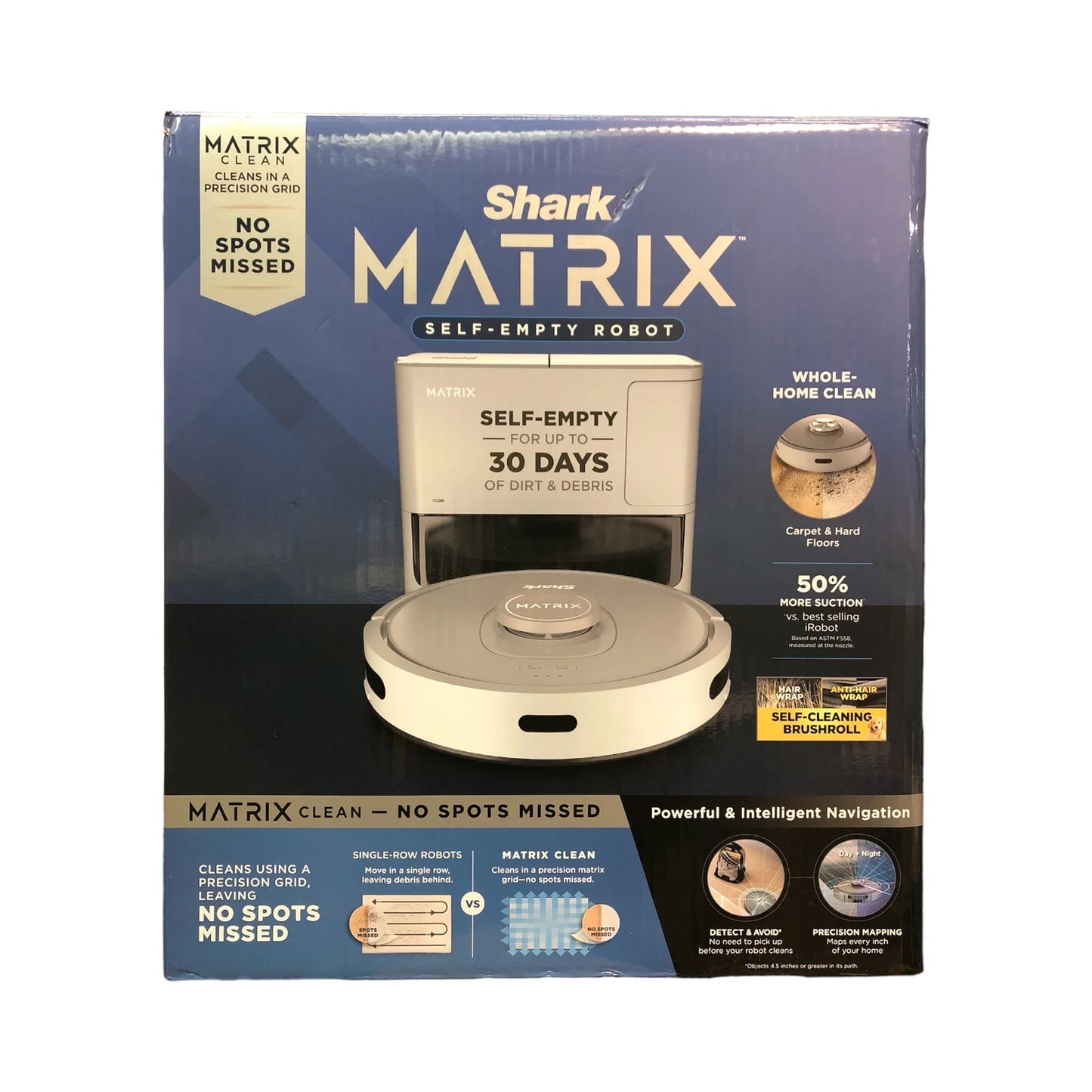 Shark Matrix Self-Emptying Robot Vacuum with 30 Day Dock