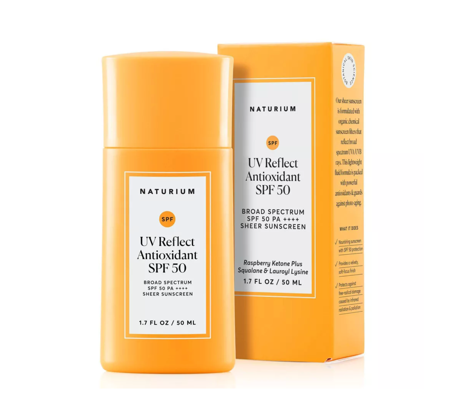 Naturium UV Reflect Antioxidant SPF 50 Broad Spectrum Sunscreen - Bellso