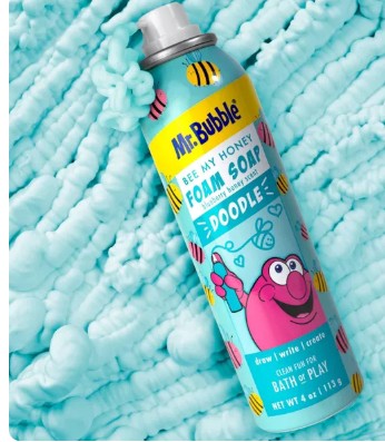 Mr. Bubble Foam Soap Doodle Bee My Honey Sensory Bath Play - Bellso