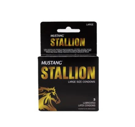 MUSTANG CONDOM 3 CT - Bellso