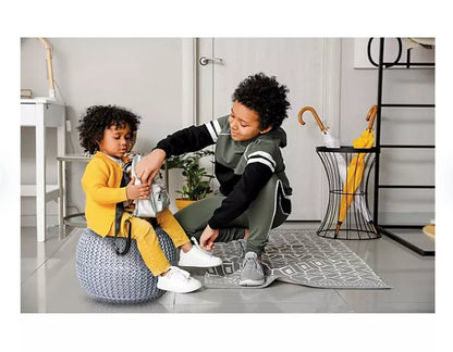 BirdRock Home Hand-Knitted Lightweight Pouf, Assorted Colors - Bellso