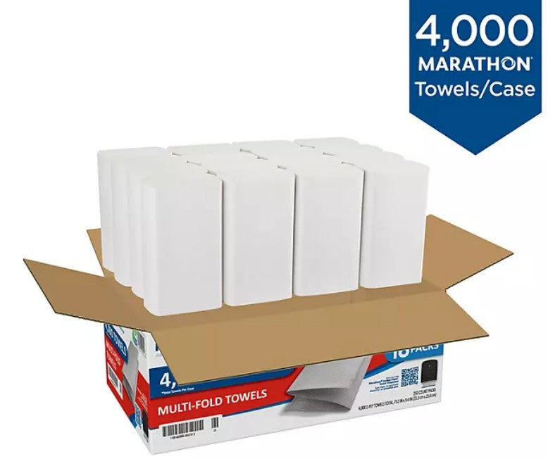 Sam'S Club Marathon Multifold Paper Towels  4000 Count - Bellso
